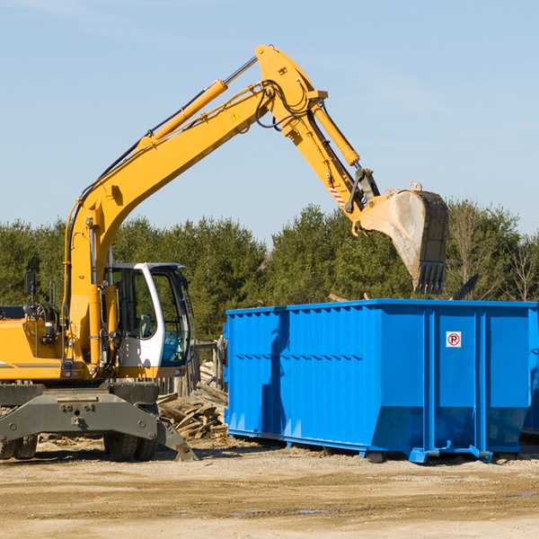 how many times can i have a residential dumpster rental emptied in Woodgate